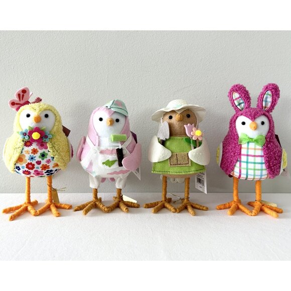 NEW! 2025 Target Spring Birds Complete Set of 4 Spritz Easter Featherly Friends - Picture 1 of 7